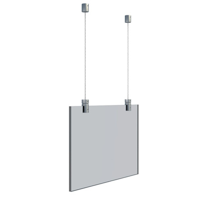 HANGING KIT FOR UP TO 6MM PANEL  (W)